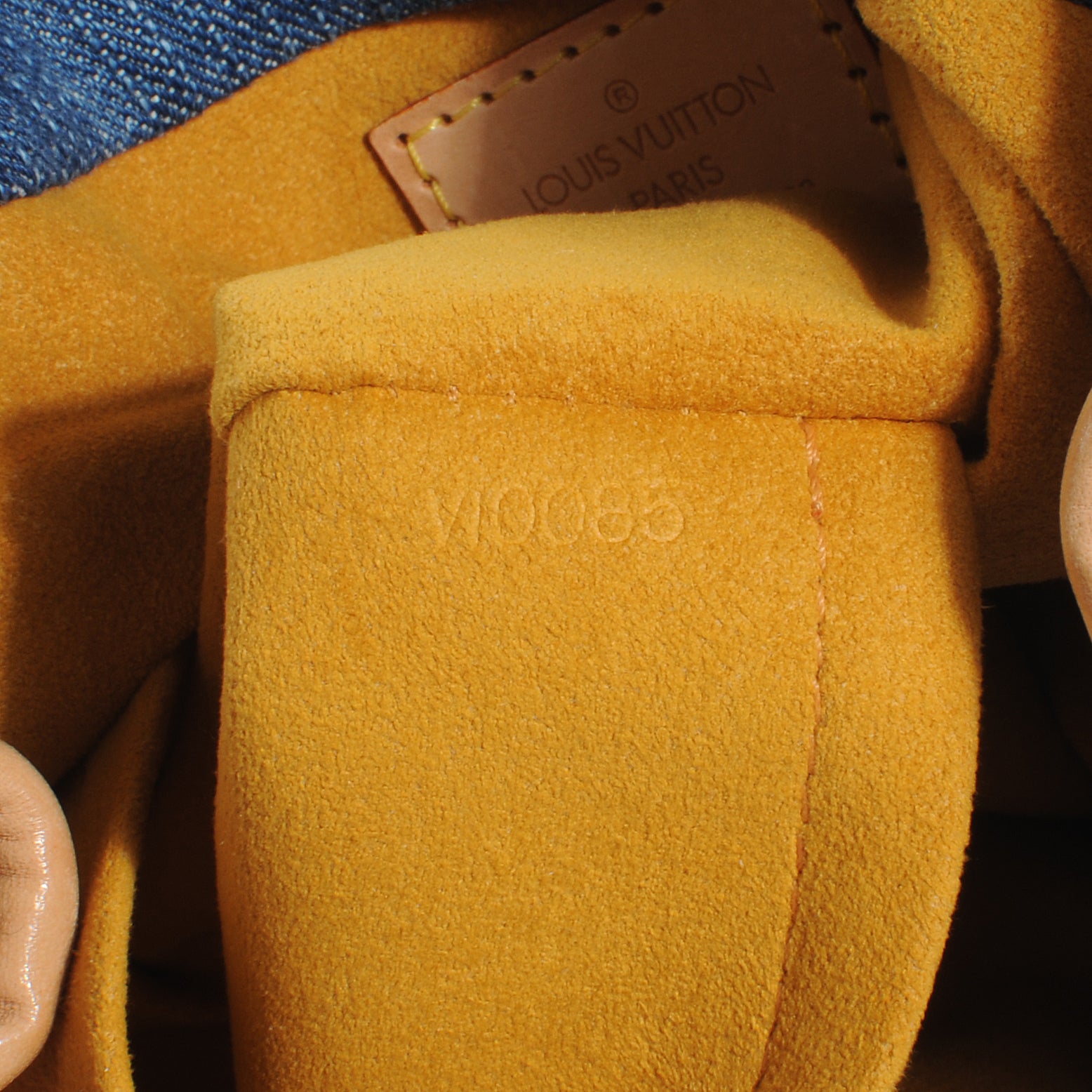 Louis Vuitton Denim Pleaty Blue 6 of 7