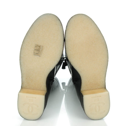 Chanel Calfskin CC Turnlock High Boots 39 Black 5 of 8