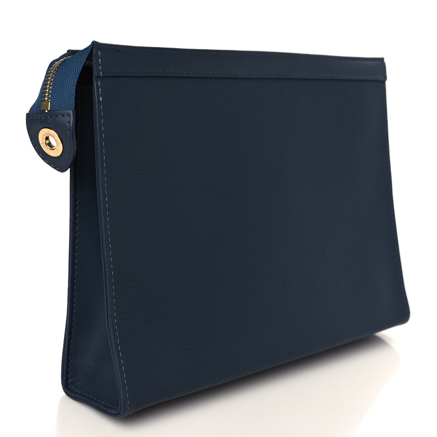 X NIGO Taurillon Monogram Denim Drip Pochette Voyage MM Blue