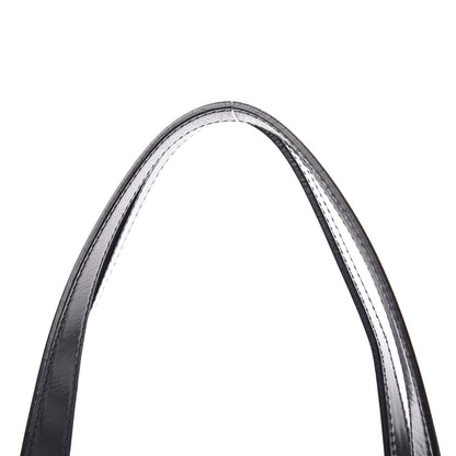 Burberry Patent Trim Nova Check Shopper Tote Black 14 of 15