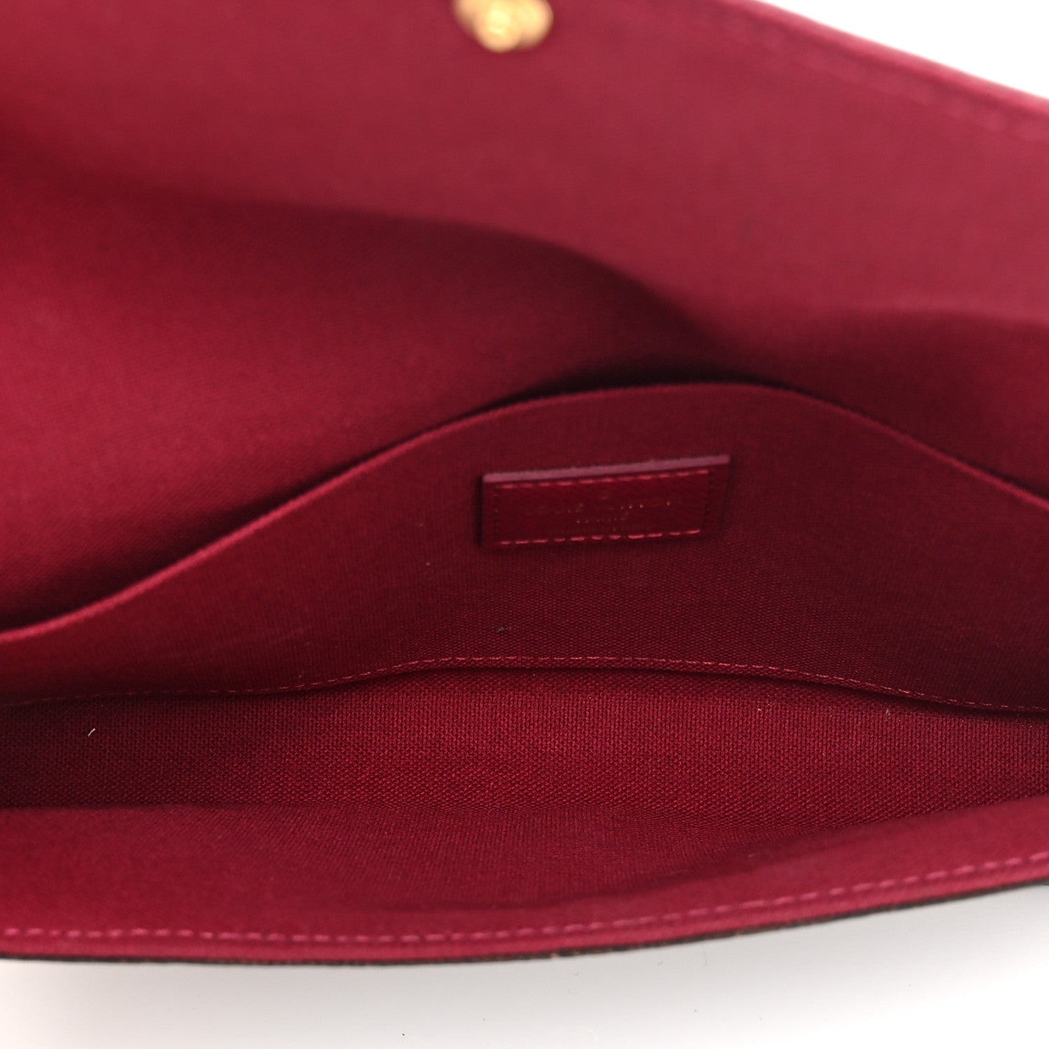 Louis Vuitton Monogram Pochette Felicie Chain Wallet Fuchsia 6 of 10