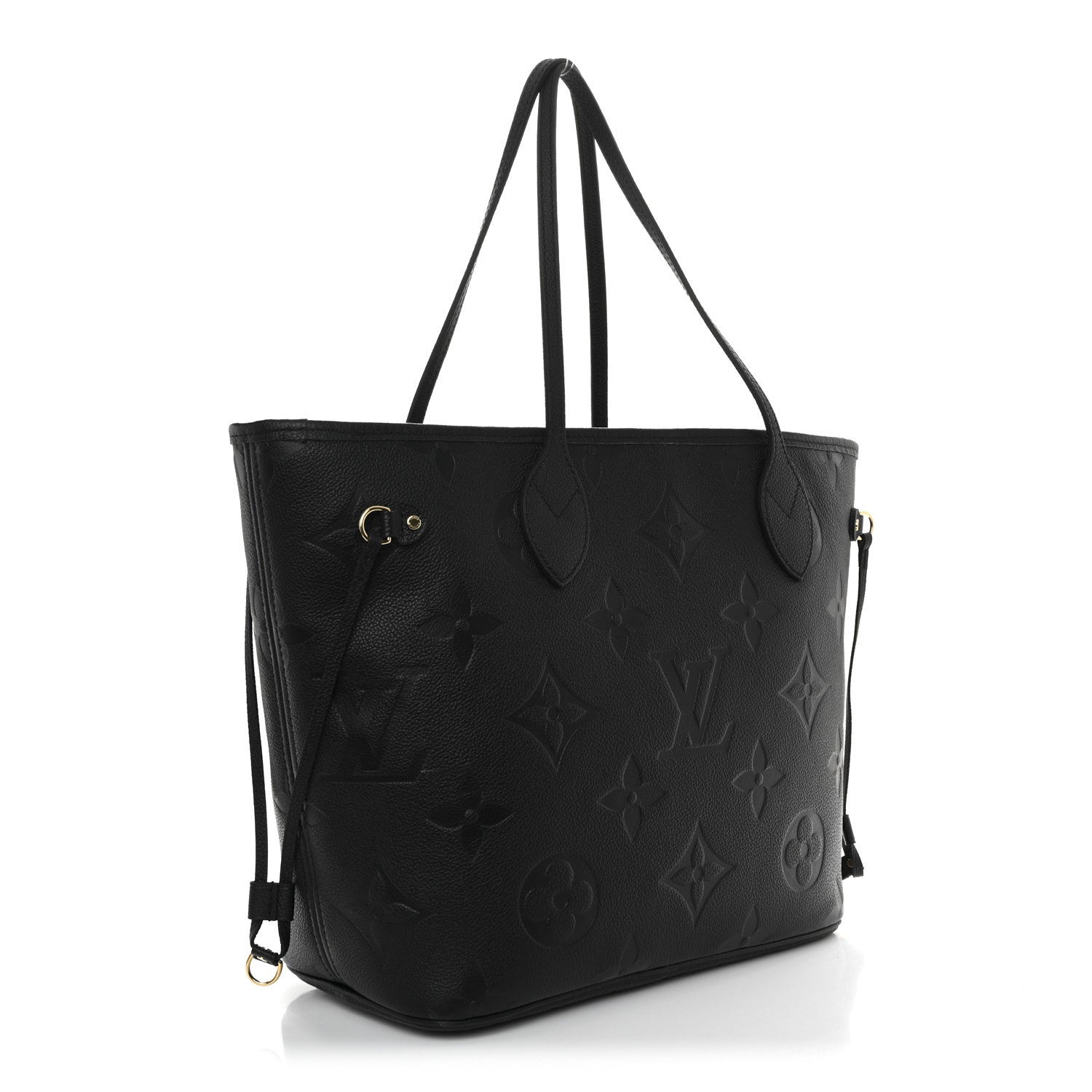 Louis Vuitton Empreinte Monogram Giant Neverfull MM Black 4 of 10