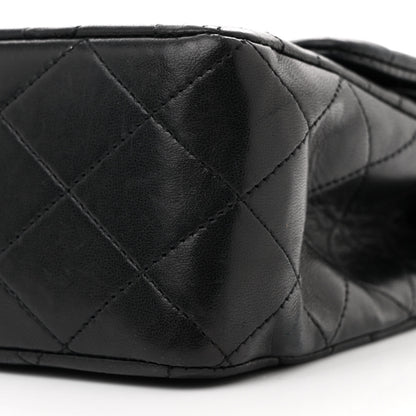 Chanel Lambskin Quilted Medium Double Flap Navy 11 of 12