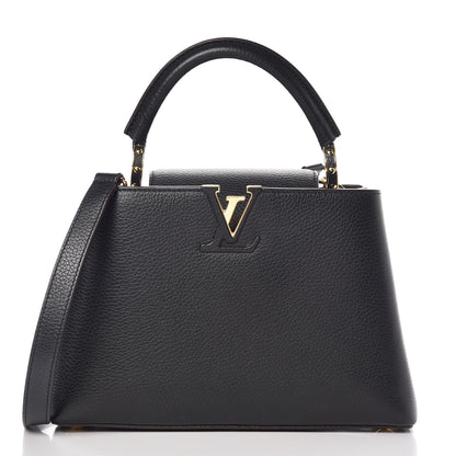Louis Vuitton Taurillon Capucines BB Black 1 of 13