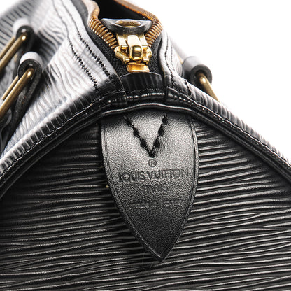 Louis Vuitton Epi Speedy 25 Black 5 of 7