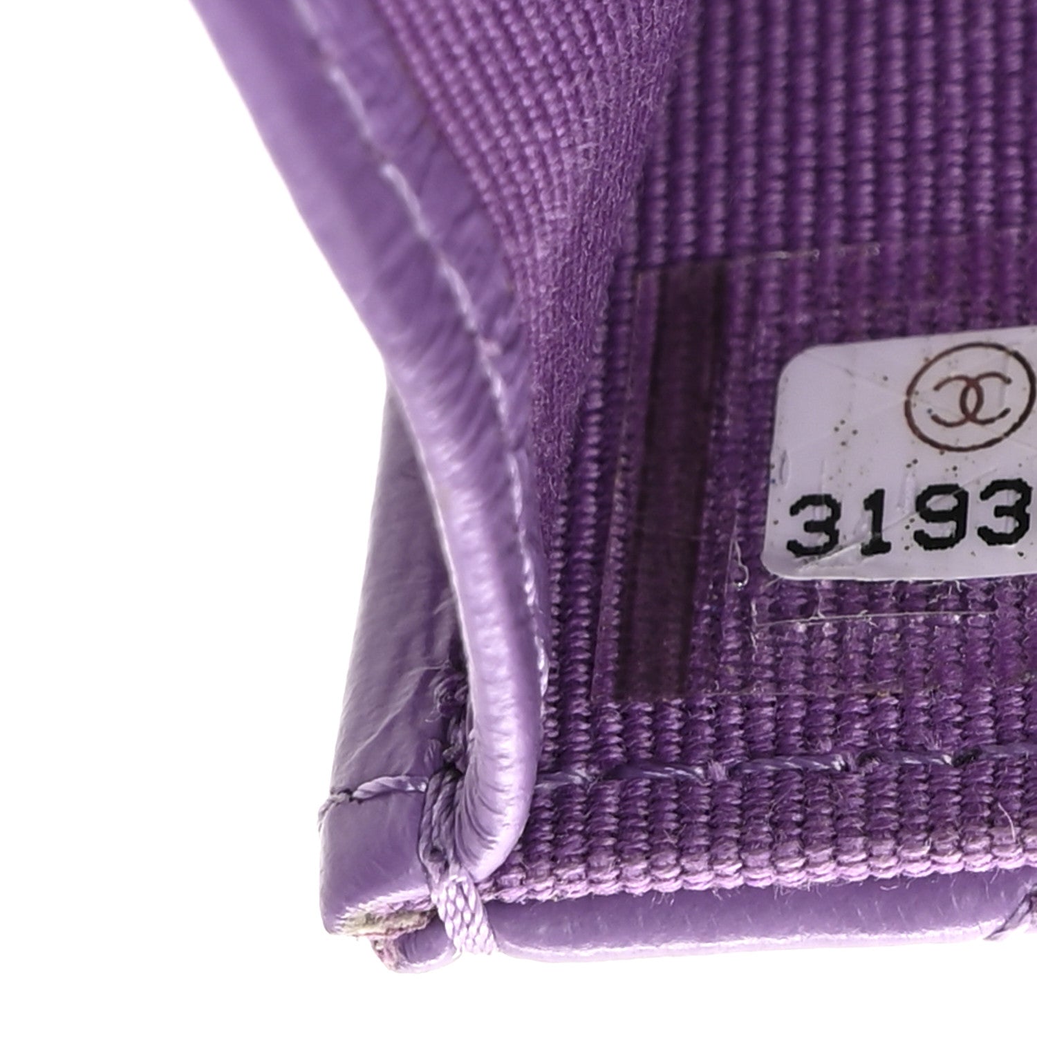 Chanel Lambskin Enamel Quilted Pending CC Flap Belt Bag Purple 8 of 11