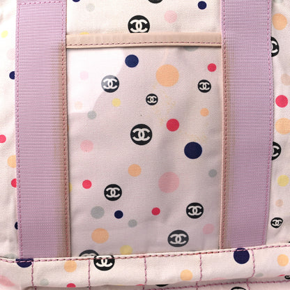 Chanel Canvas CC Print Tote Multicolor 15 of 17