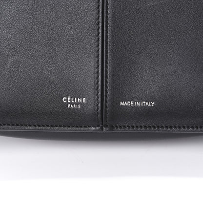 Celine Supple Natural Calfskin Tri-Fold Clutch Black 6 of 14