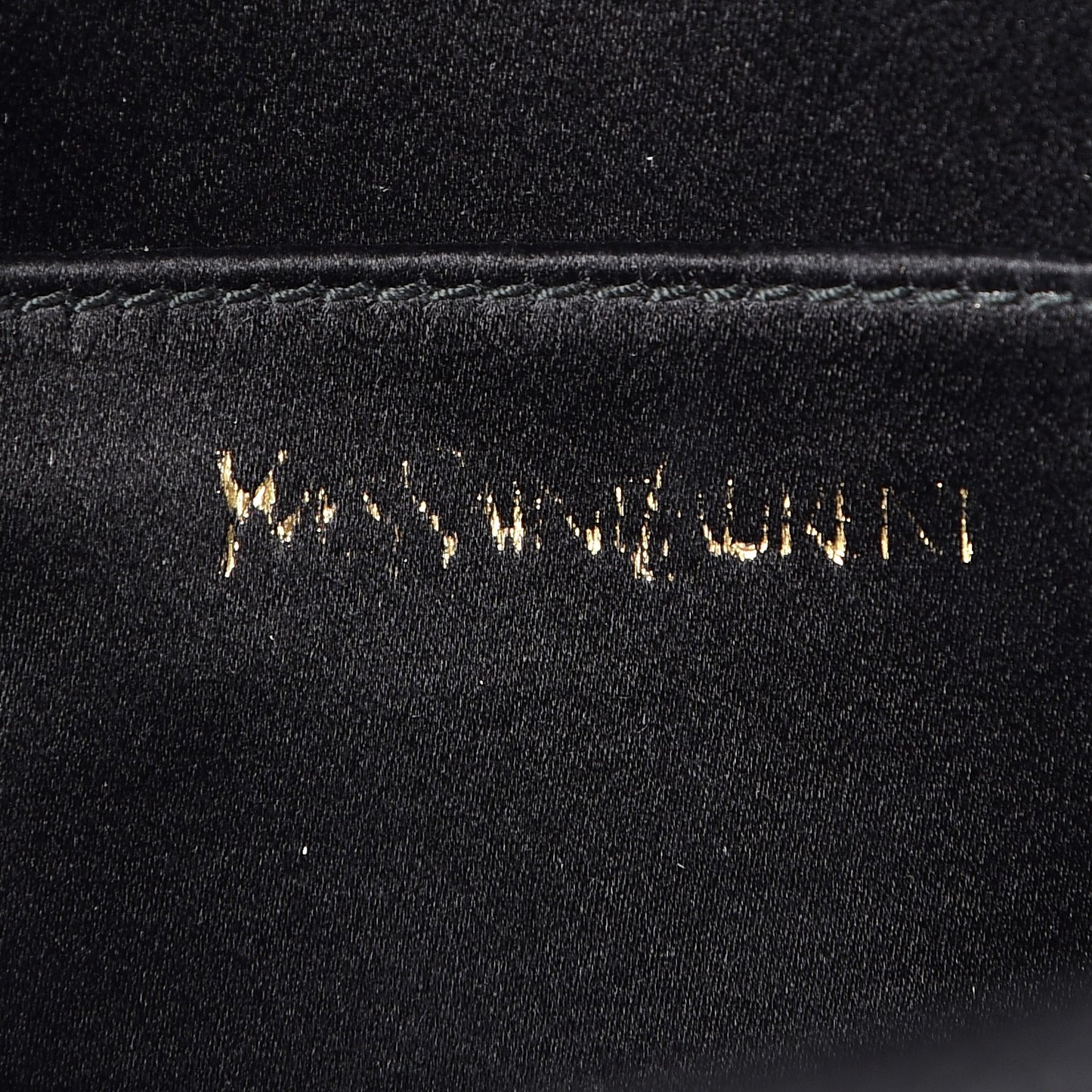 Goatskin Large Belle De Jour Clutch Black