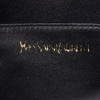 Saint Laurent Goatskin Large Belle De Jour Clutch Black 6 of 7