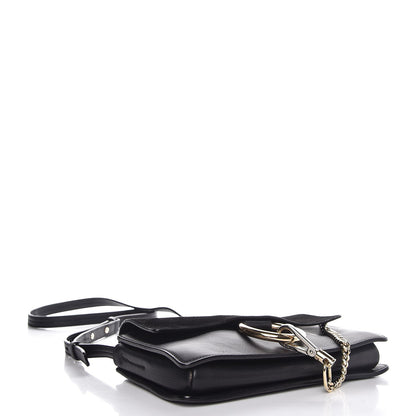 Chloe Suede Calfskin Small Faye Shoulder Bag Black 4 of 7
