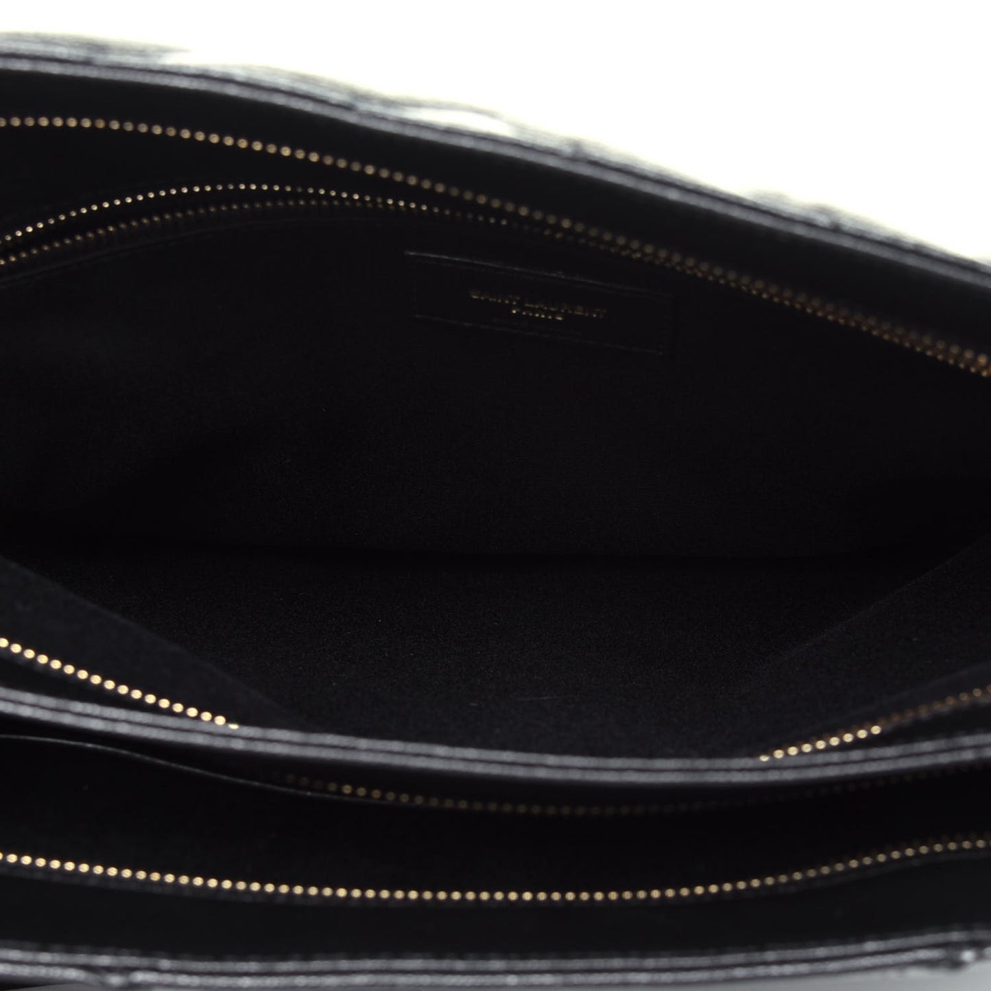 Grain De Poudre Matelasse Chevron Medium Tribeca Shopping Bag Black
