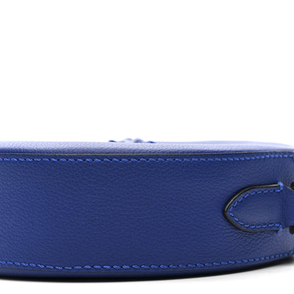 Versace Calfskin La Medusa Round Camera Bag Blue 9 of 12