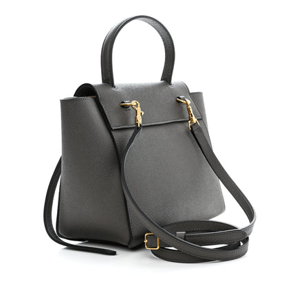 Celine Grained Calfskin Nano Belt Bag Grey 3 of 11