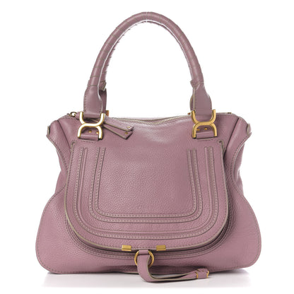 Chloe Calfskin Medium Marcie Satchel Velvet Mauve 1 of 10