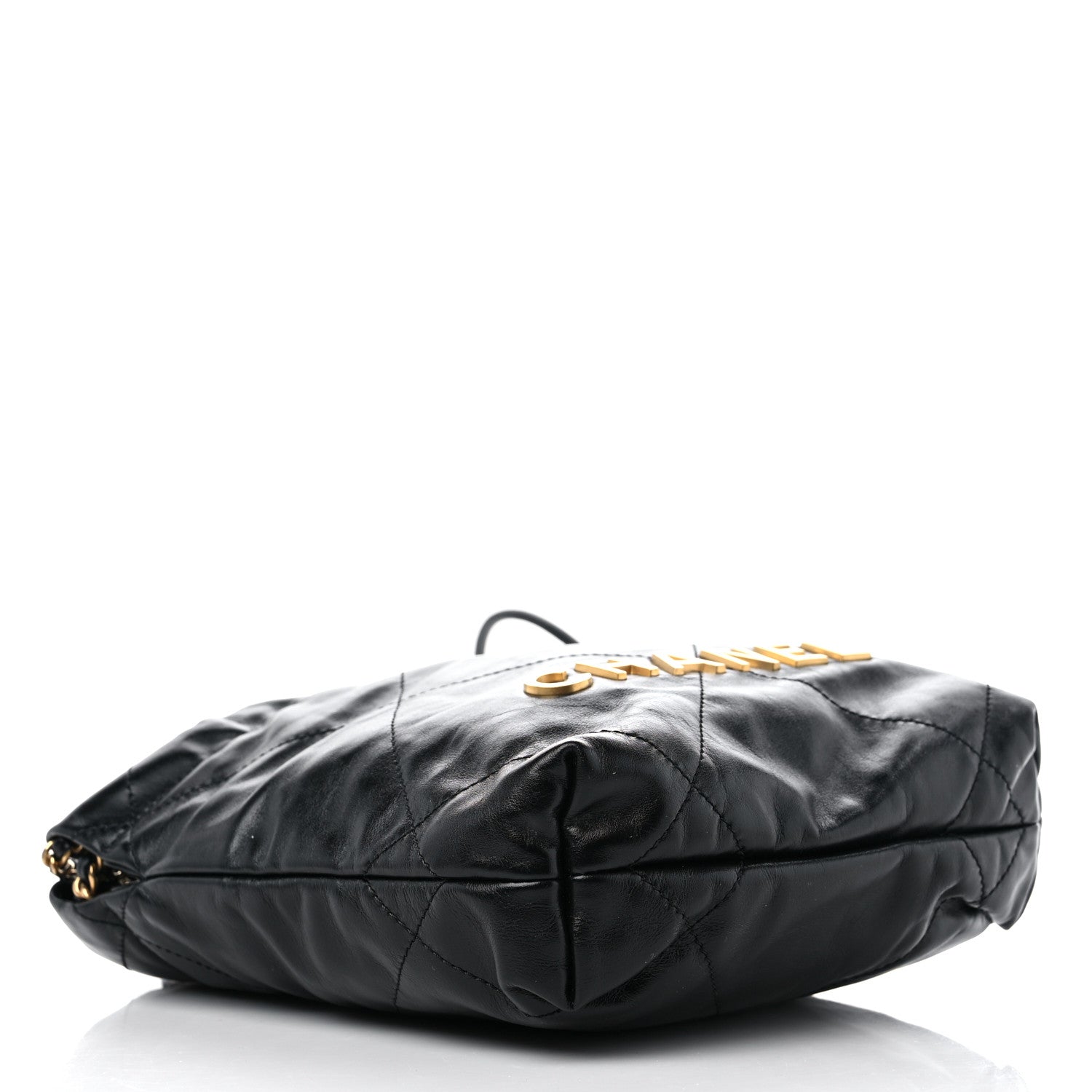 Chanel Shiny Calfskin Quilted Mini Chanel 22 Black 4 of 9