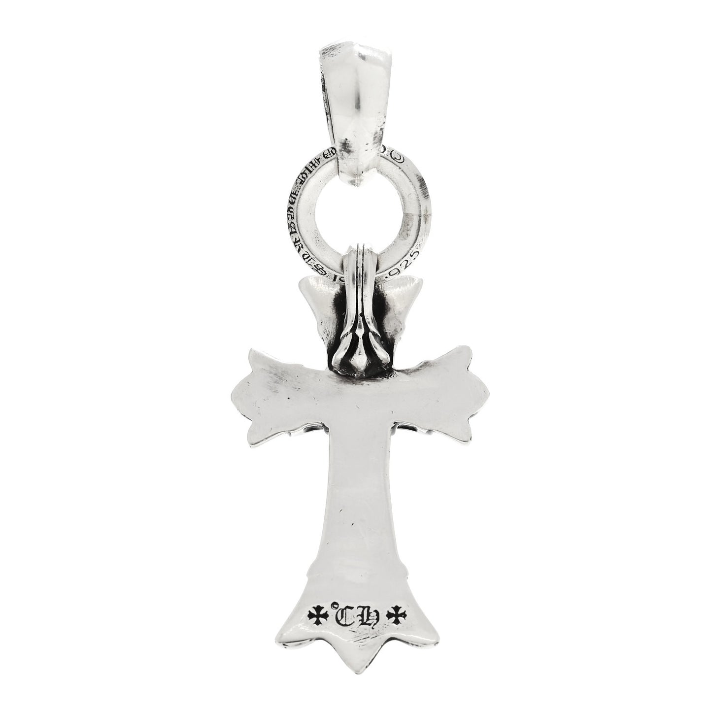 Sterling Silver Double Cross Pendant
