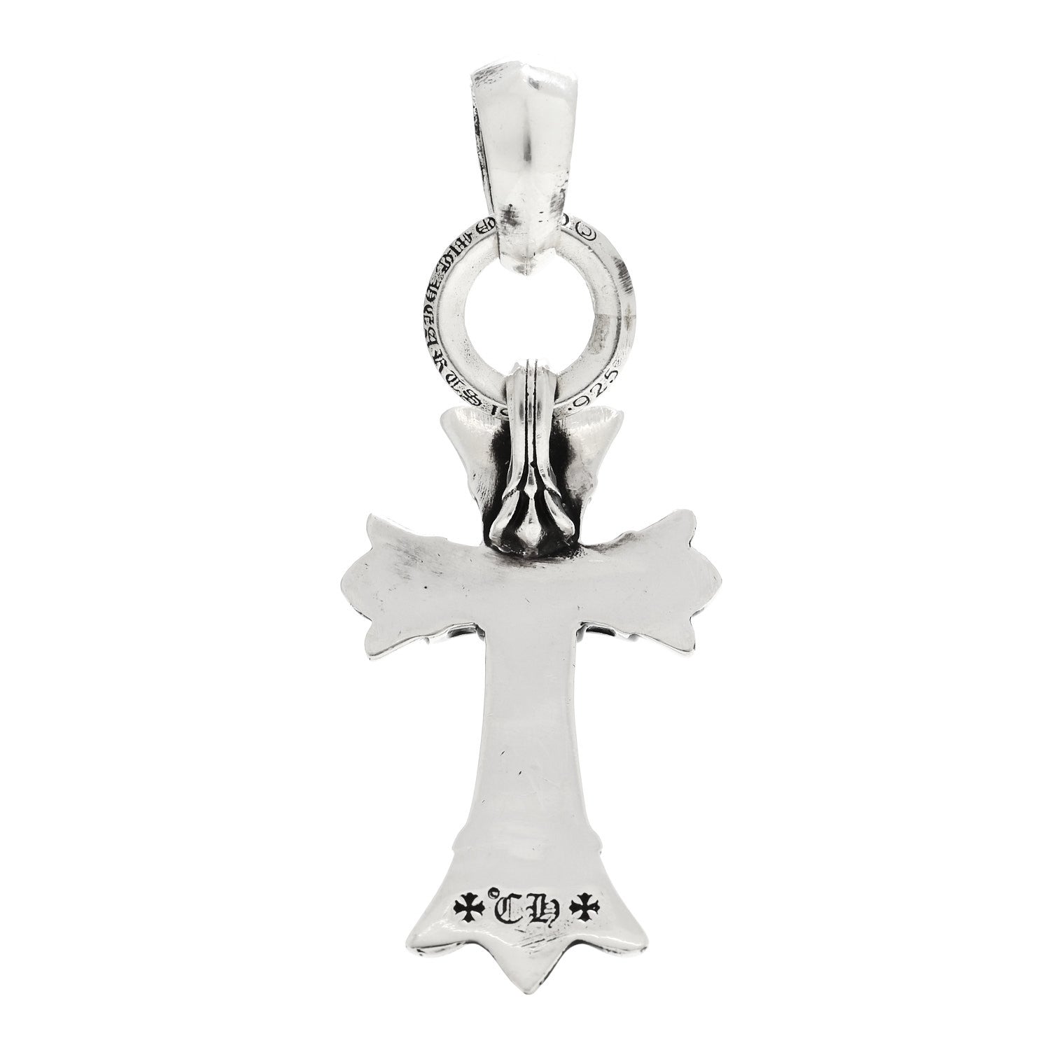 Chrome Hearts Sterling Silver Double Cross Pendant 3 of 5