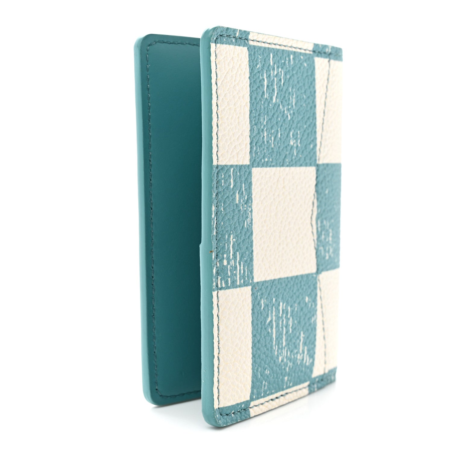 Louis Vuitton Damier Checkerboard Pocket Organizer Teal 3 of 7