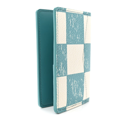 Louis Vuitton Damier Checkerboard Pocket Organizer Teal 3 of 7