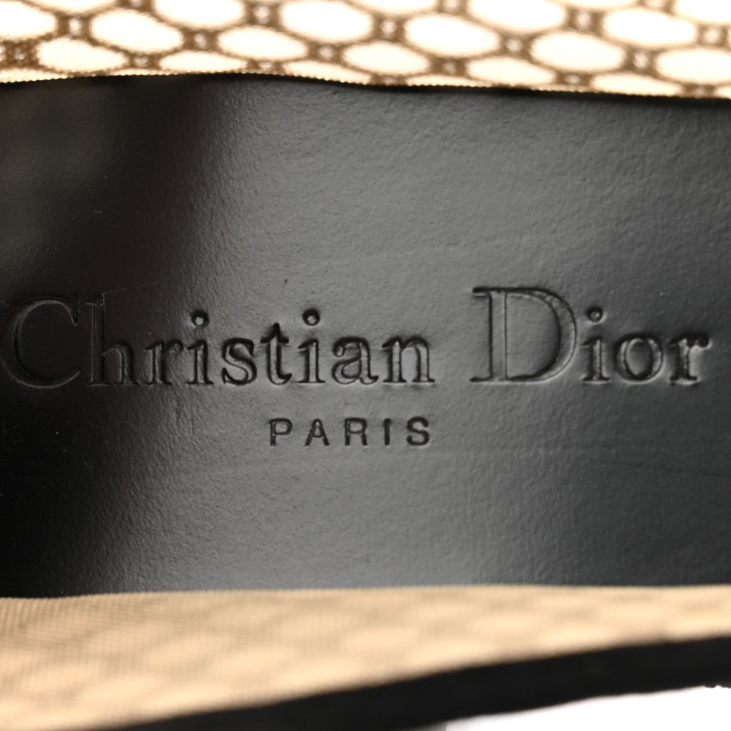 Christian Dior Suede Resille Nicely-D Ballet Flat 39.5 Black 6 of 8