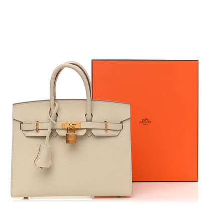 Hermes Epsom Birkin Sellier 25 Craie 11 of 11