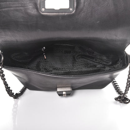 Lanvin Calfskin Large Happy Cross Body Black 5 of 9