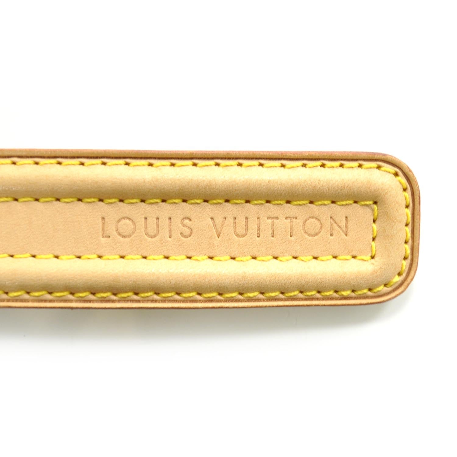 Louis Vuitton Vachetta Leather Belt 80 32 5 of 6