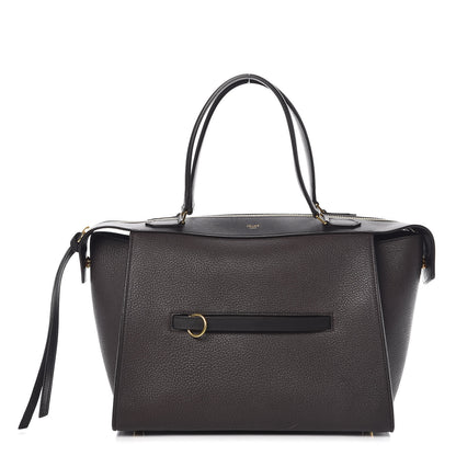Celine Goatskin Smooth Calfskin Small Ring Bag Dark Taupe 1 of 13