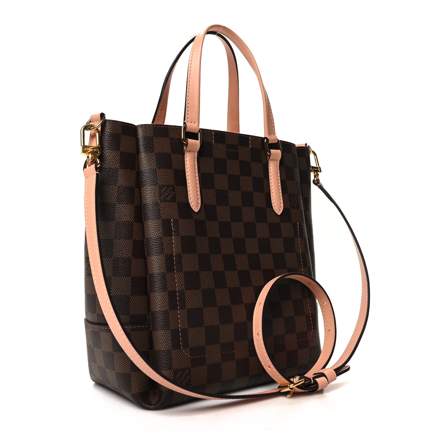 Louis Vuitton Damier Ebene Belmont PM Venus Pink 3 of 9