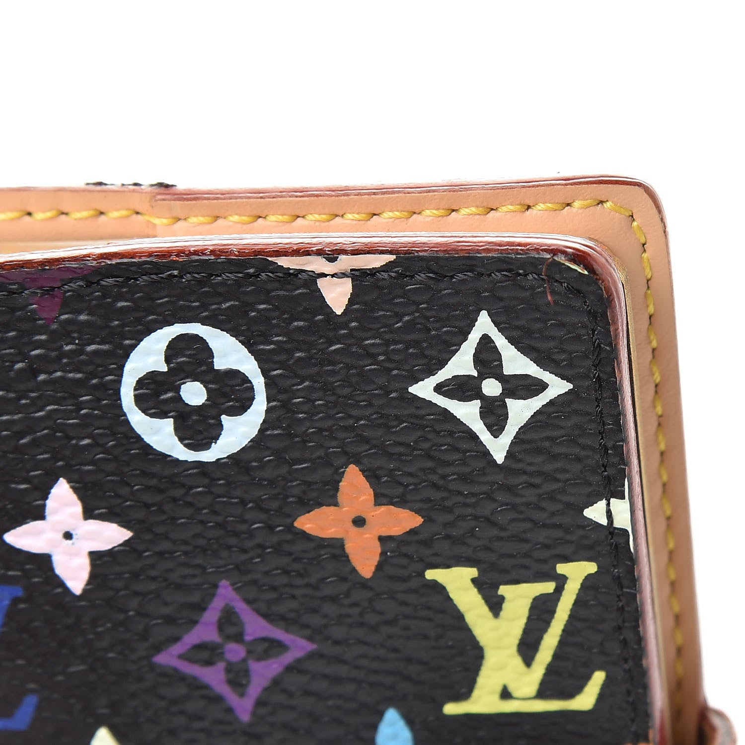 Louis Vuitton Monogram Multicolor Carnet de Bal Mini Agenda Cover Black 7 of 8