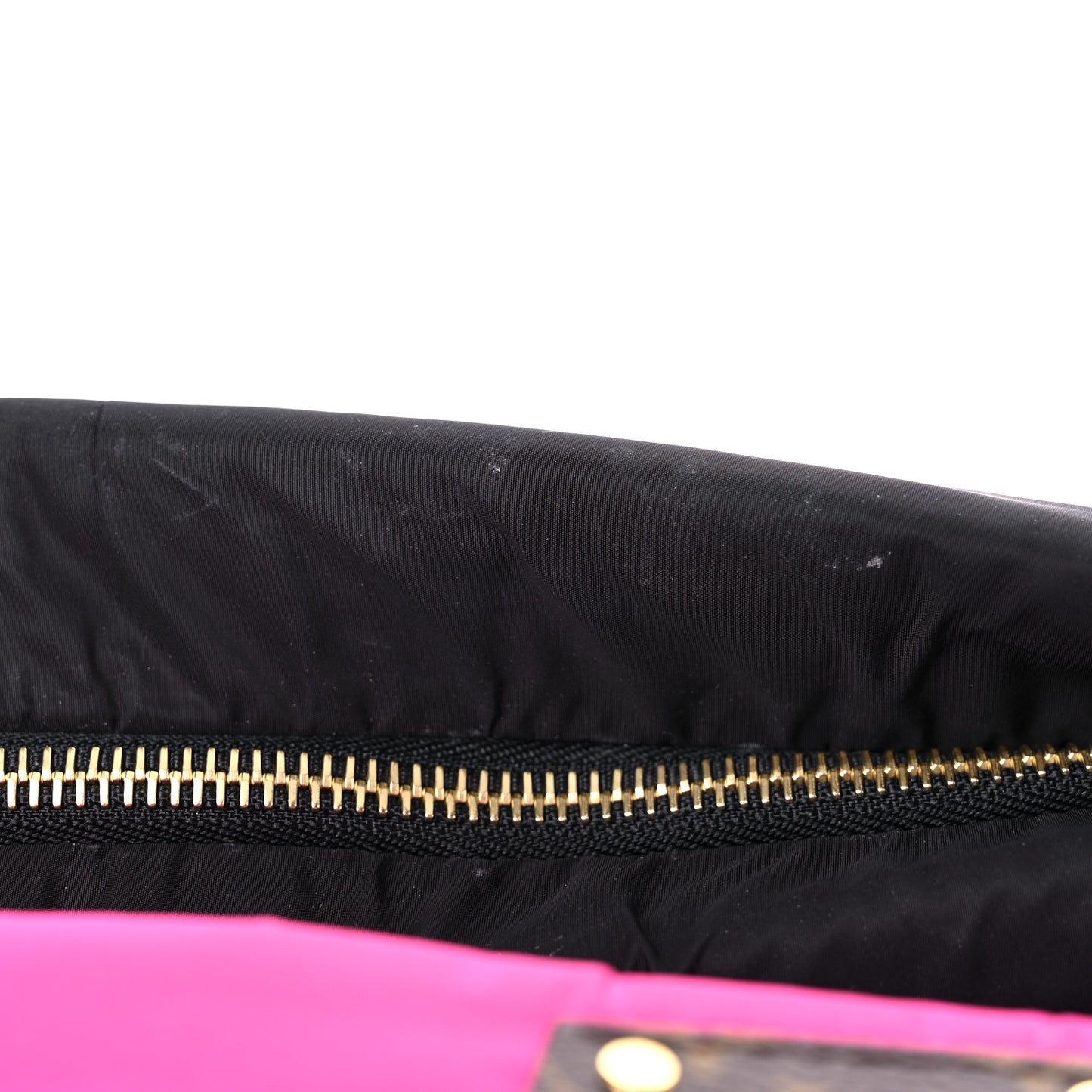 Econyl Monogram Pillow Maxi Multi Pochette Accessories Black Fuchsia