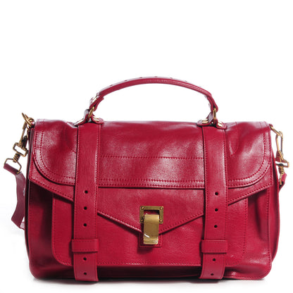 Proenza Schouler Lambskin PS1 Medium Satchel Chianti 1 of 10