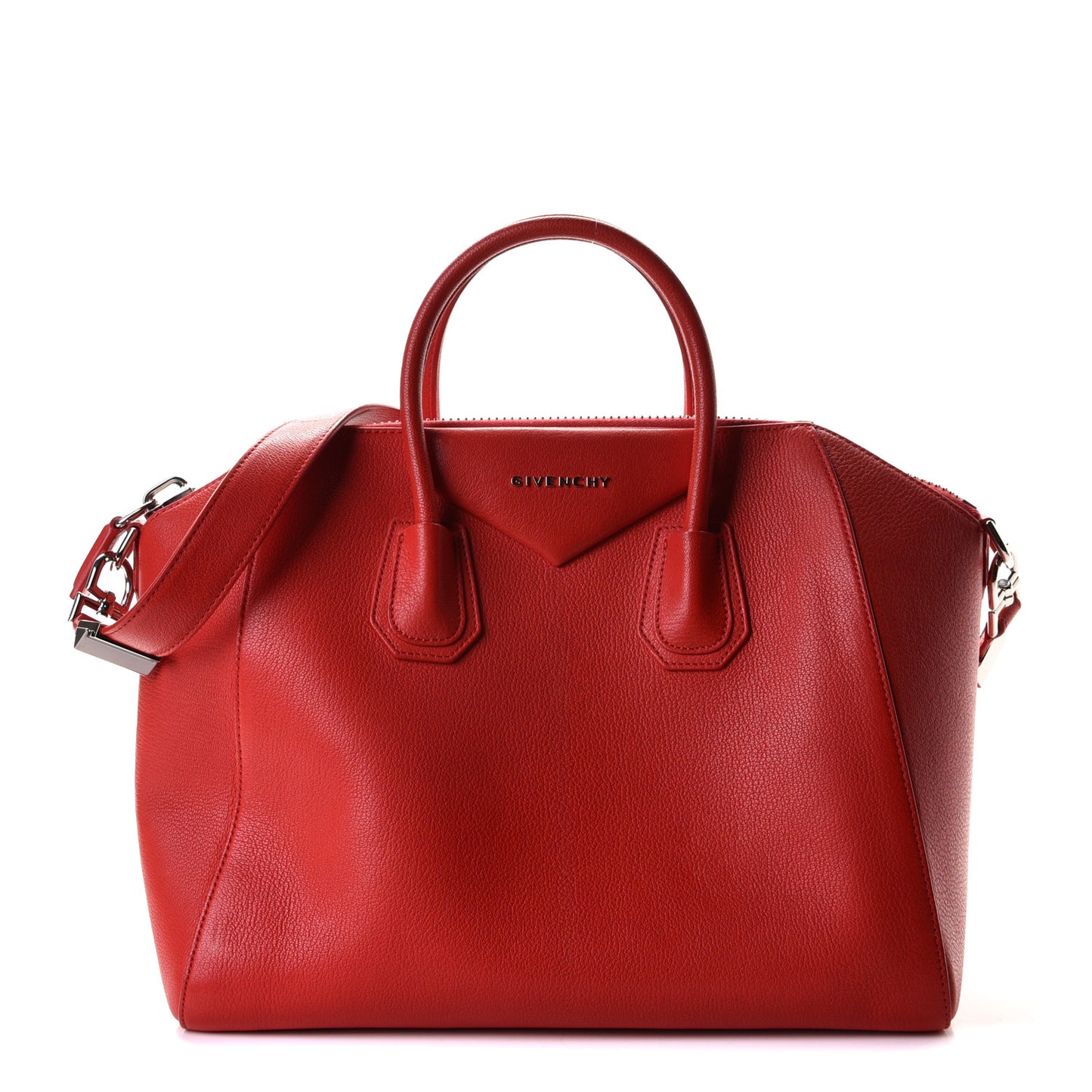 Sugar Goatskin Medium Antigona Red