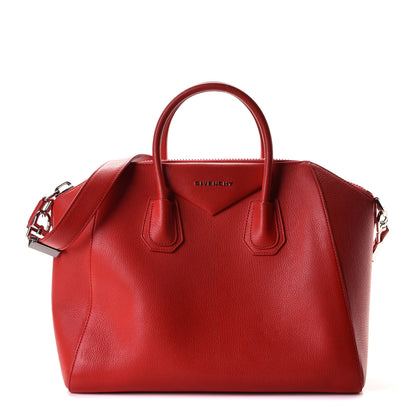 Givenchy Sugar Goatskin Medium Antigona Red 1 of 8