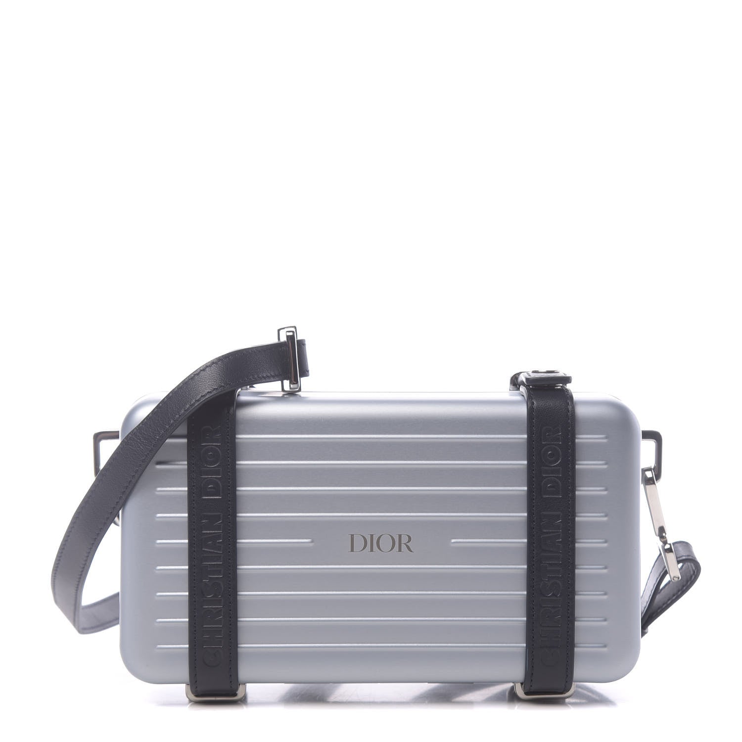 Christian Dior X RIMOWA Aluminum Personal Clutch On Strap Bleu 1 of 11
