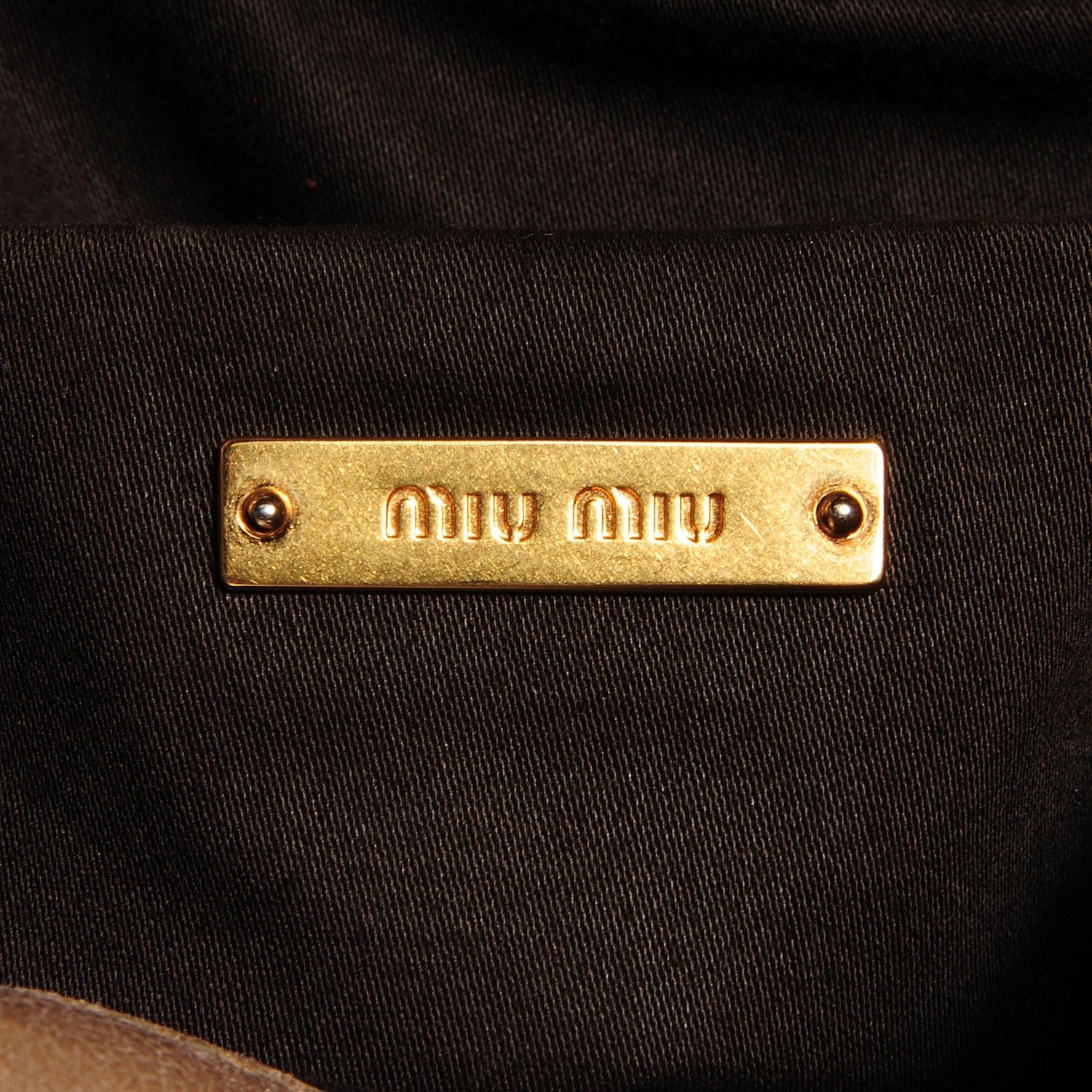 Miu Miu Vitello Lux Mini Bow Bag Cammeo 8 of 8