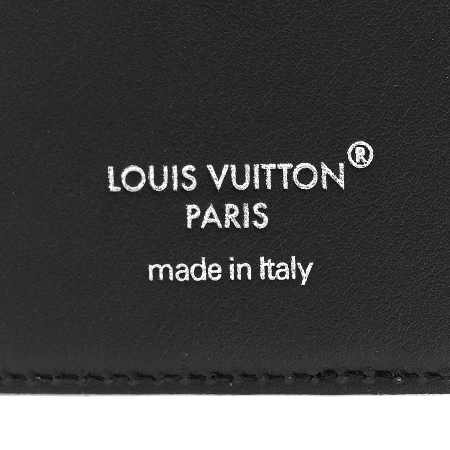 Louis Vuitton Monogram Eclipse Magnetic Card Holder Black 5 of 7