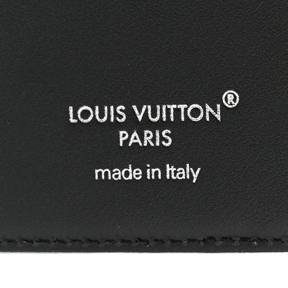 Louis Vuitton Monogram Eclipse Magnetic Card Holder Black 5 of 7