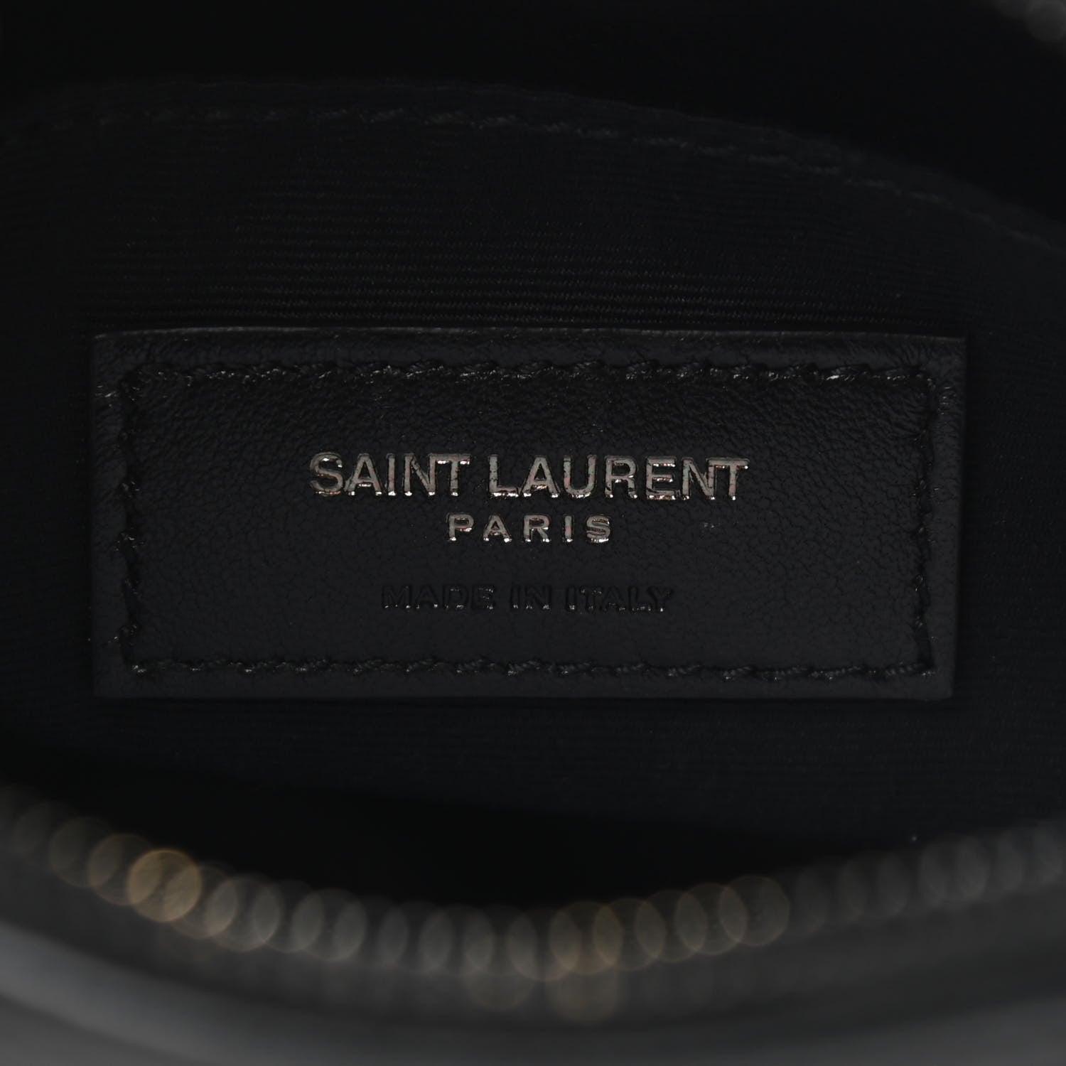 Saint Laurent Calfskin Matelasse Monogram Lou Belt Bag Black 5 of 9