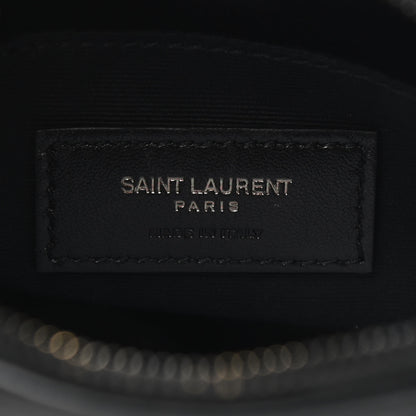 Saint Laurent Calfskin Matelasse Monogram Lou Belt Bag Black 5 of 9