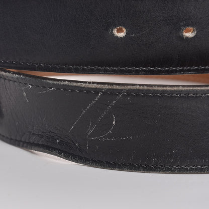 Hermes Box Togo 32mm H Belt 90 Black Gold 7 of 11