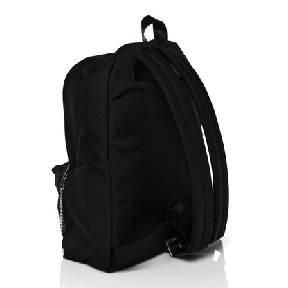 Celine x Christian Marclay Nylon Phonoguitar Print Medium Backpack White Black 3 of 13