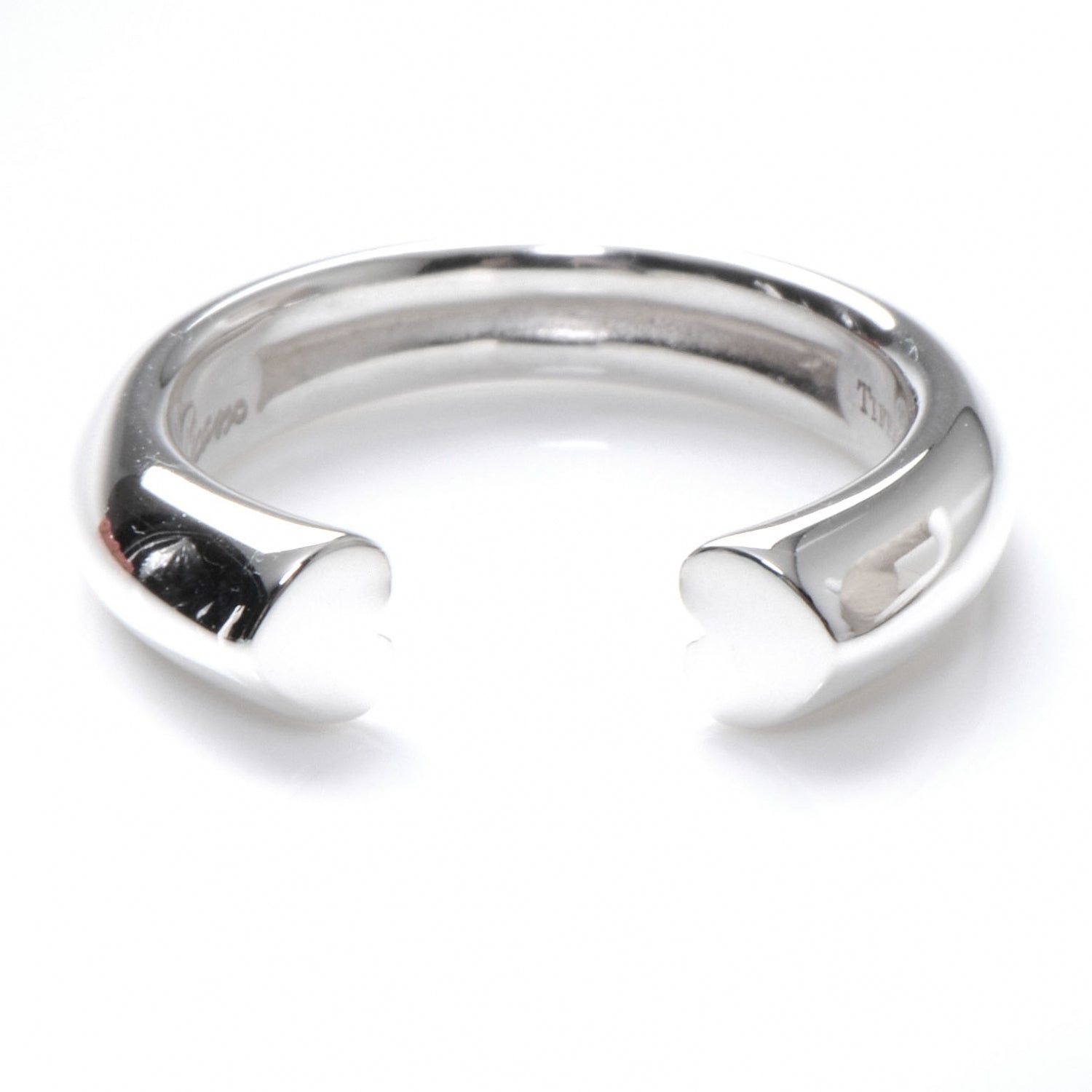 Tiffany Sterling Silver Tenderness Heart Ring 5.5 3 of 6