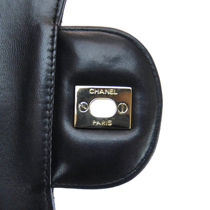 Chanel Patent Quilted Sparkle Glitter Jumbo Flap Black 7 of 9