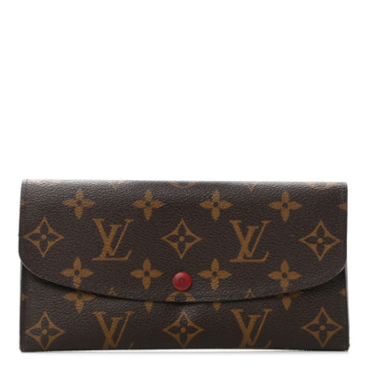 Louis Vuitton Monogram Emilie Wallet Fuchsia 1 of 10