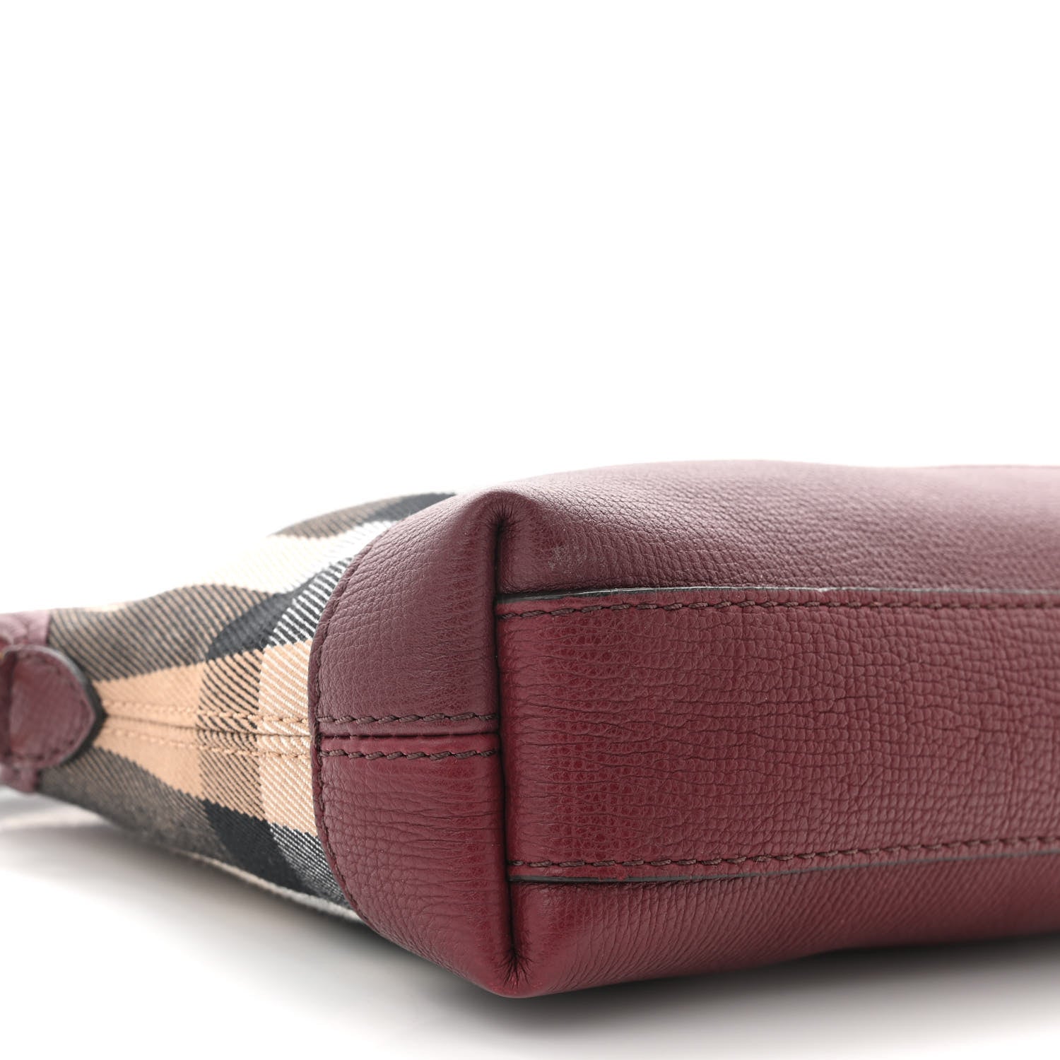 Burberry Derby House Check Abingdon Convertible Clutch Mahogany Red 9 of 10