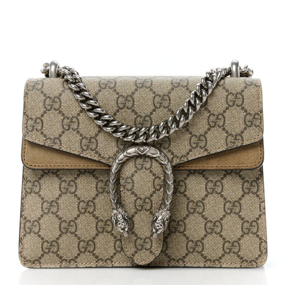 Gucci GG Supreme Monogram Mini Dionysus Shoulder Bag Taupe 1 of 11