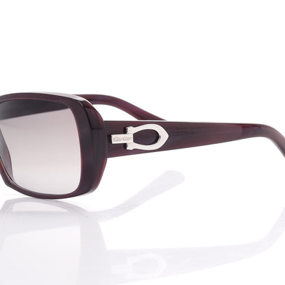 Cartier Cypris Sunglasses Burgundy 7 of 9