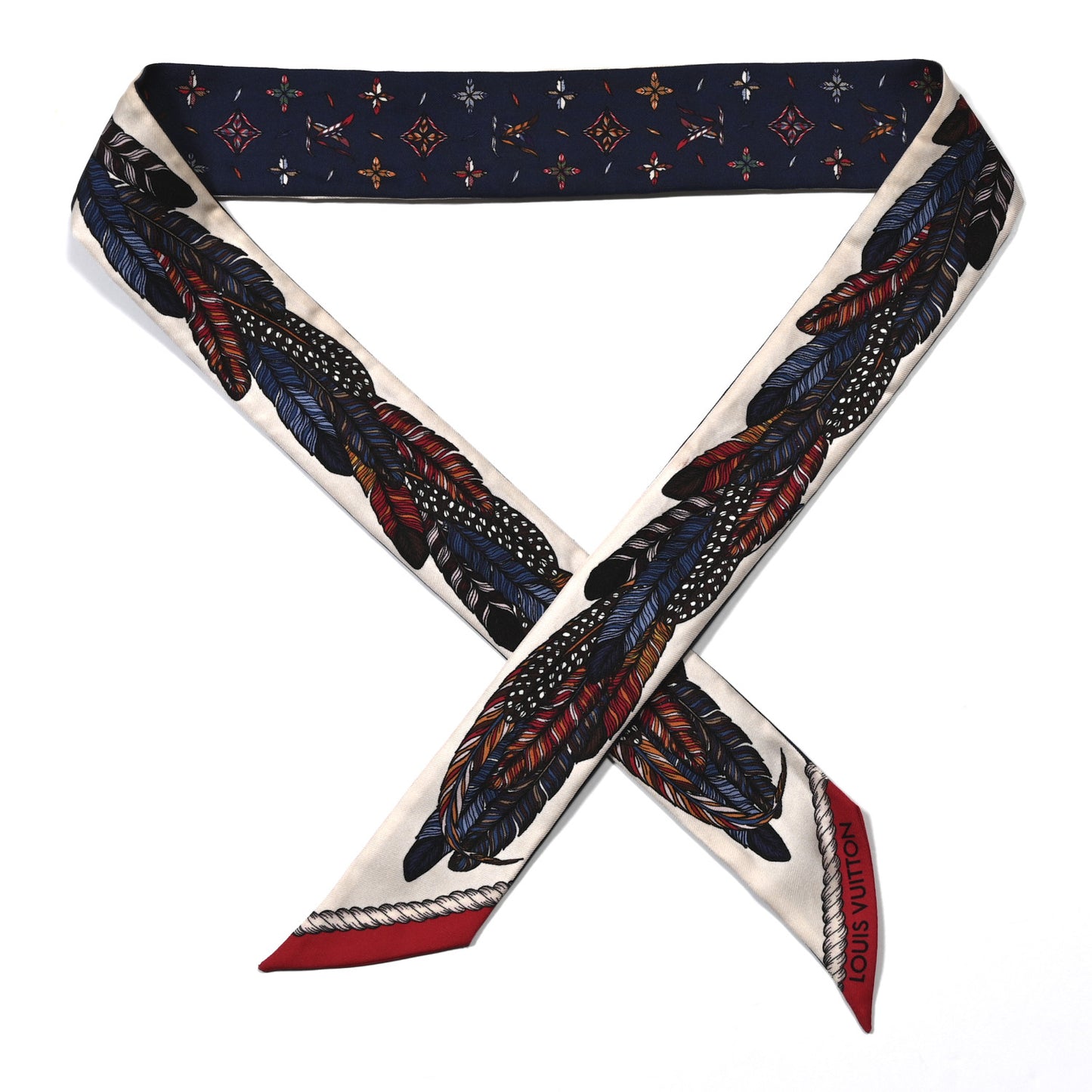 Silk Love Birds BB Bandeau Blue